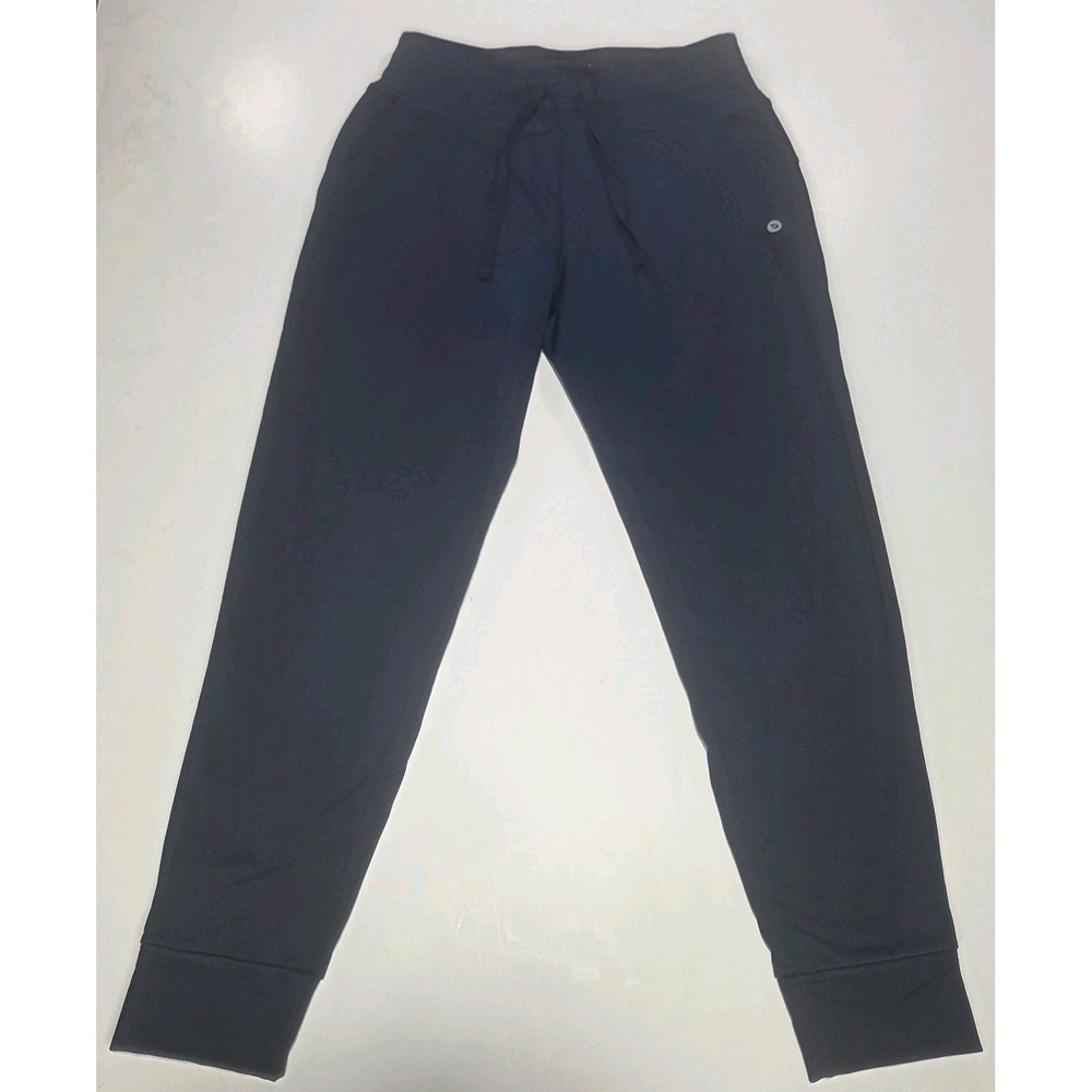 Baleaf Women's Medium Joggers Cuff Bottom Pockets Drawstring Blue